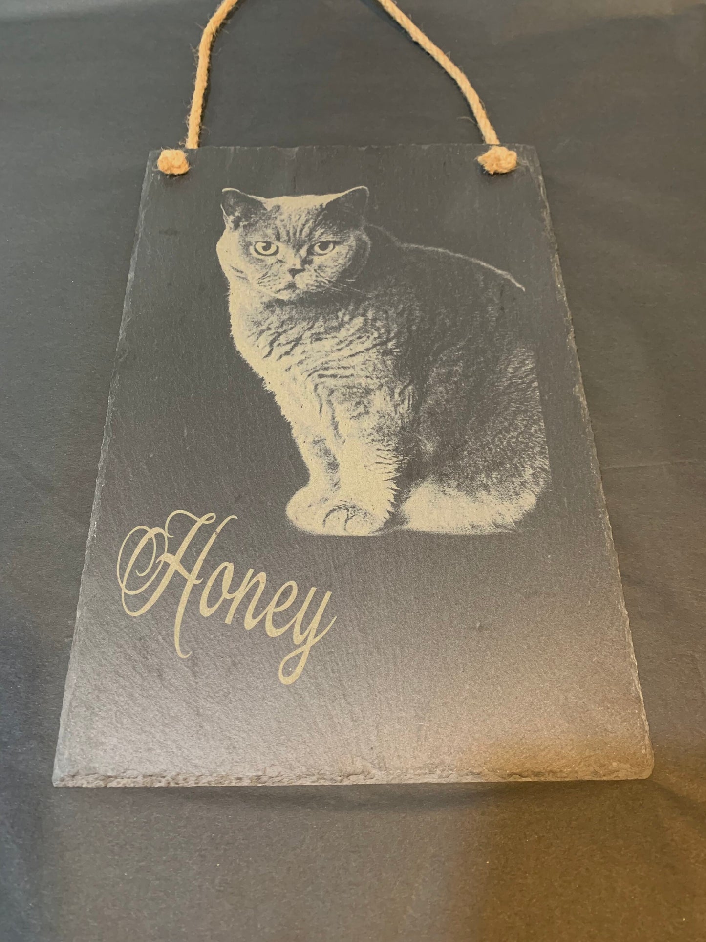 Photo Engraved Slate - Portrait