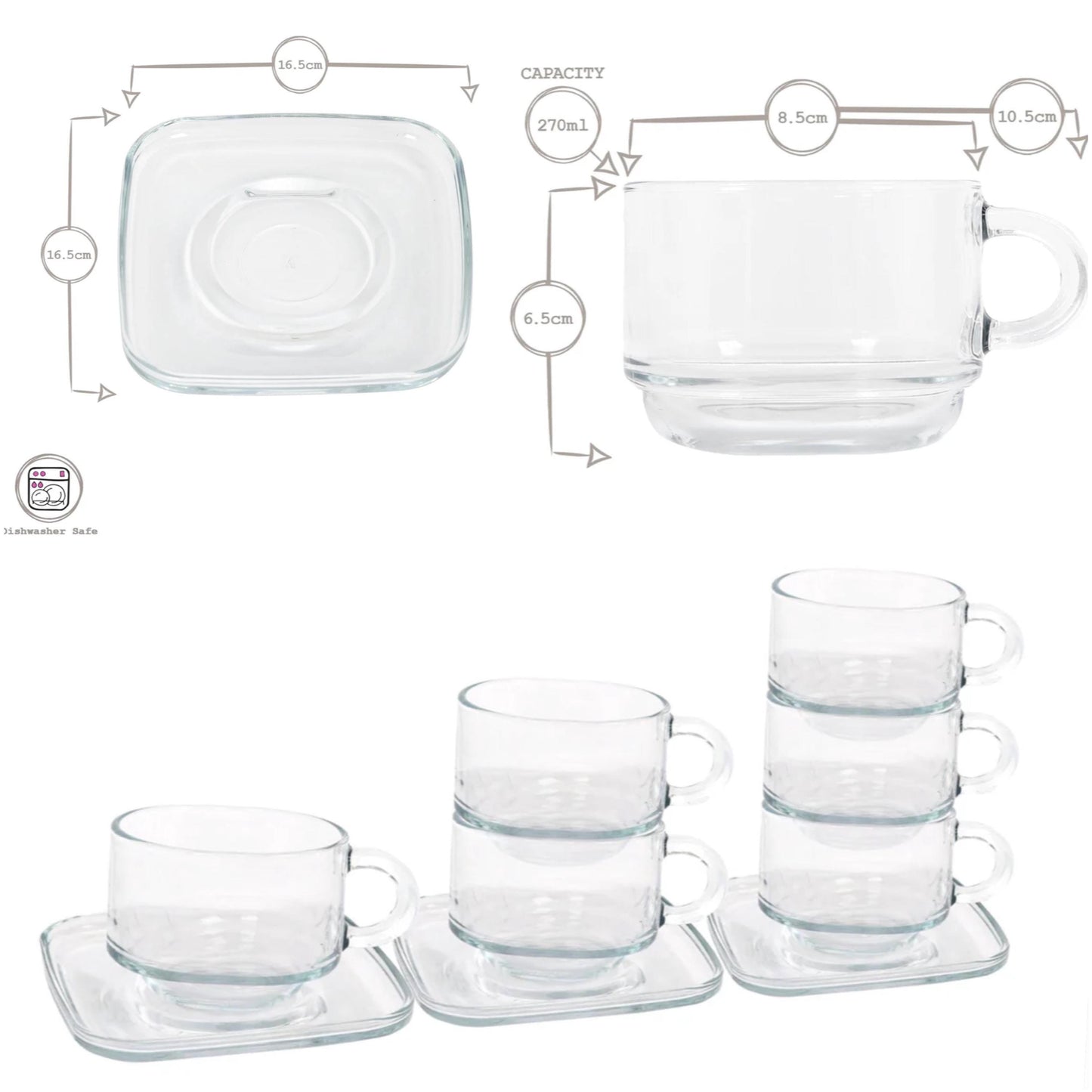 Photo Engraved Cup and Saucer - Set
