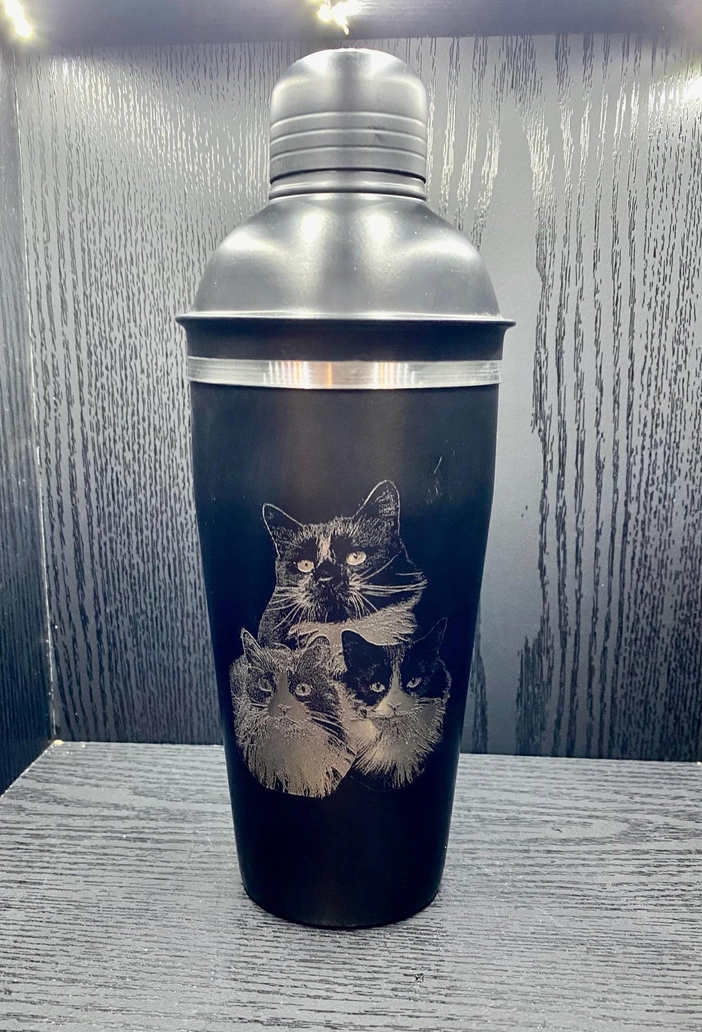 Photo Engraved Cocktail Shaker