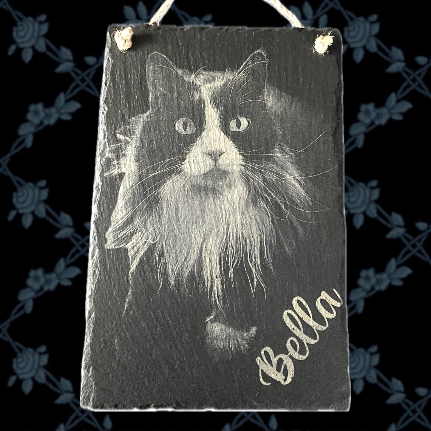 Photo Engraved Slate - Portrait