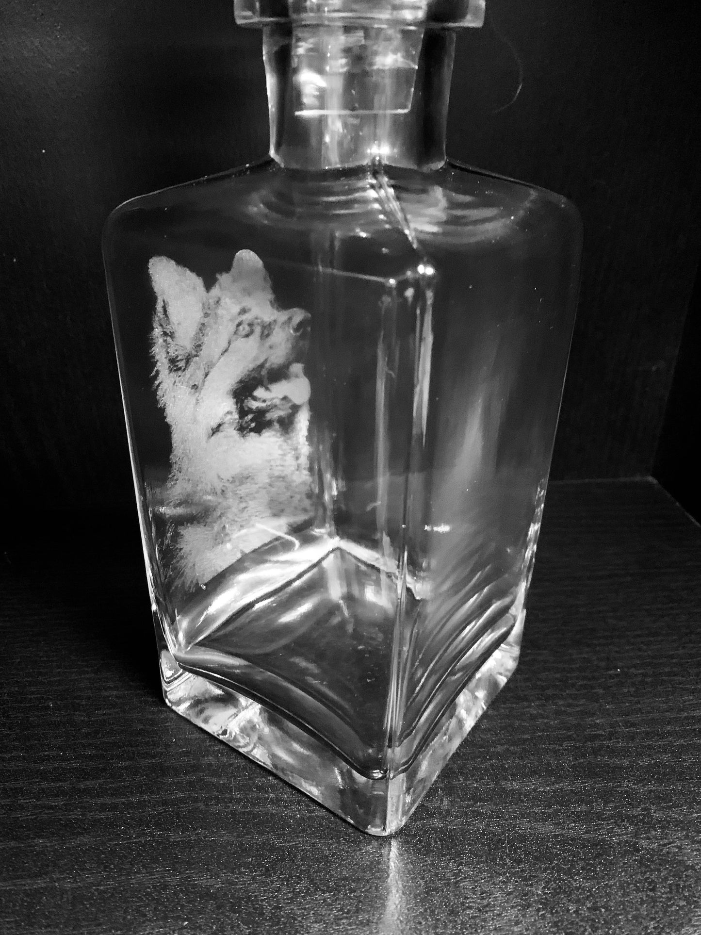 Photo Engraved Decanter