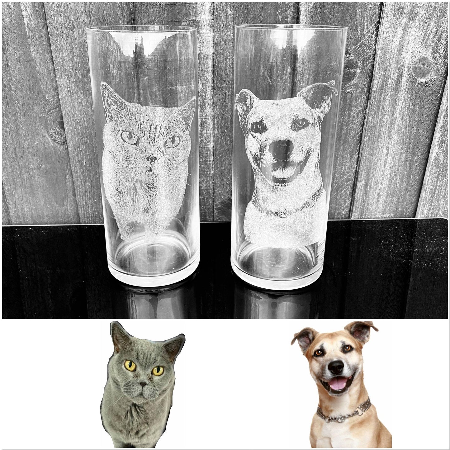 Lion Engraved Vase