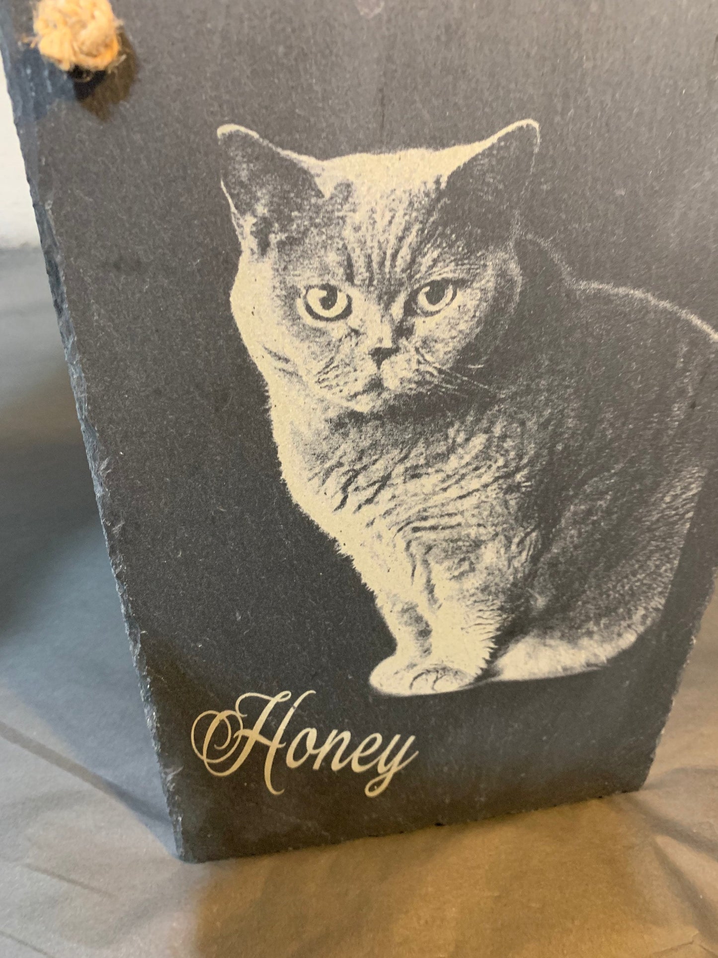Photo Engraved Slate - Portrait