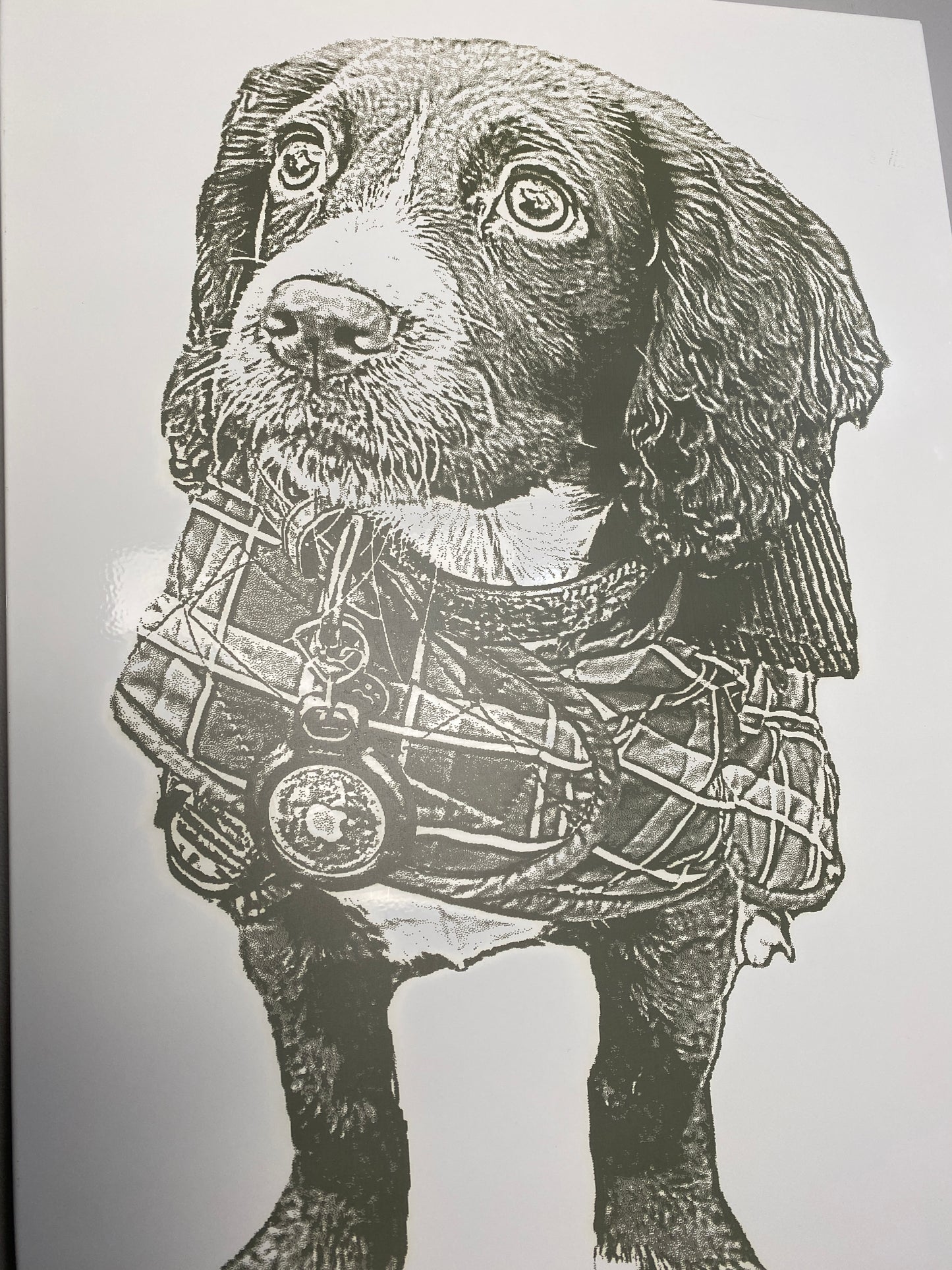 Large Engraved Metal Wall Art