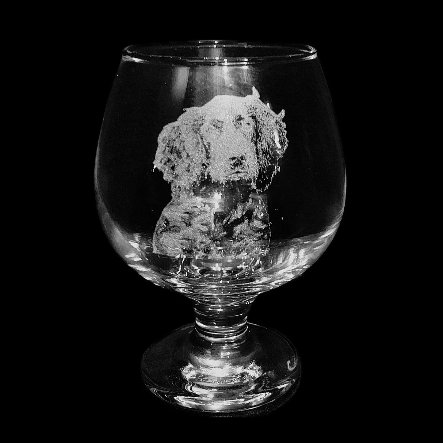 Photo Engraved Spirit bottle and glass set