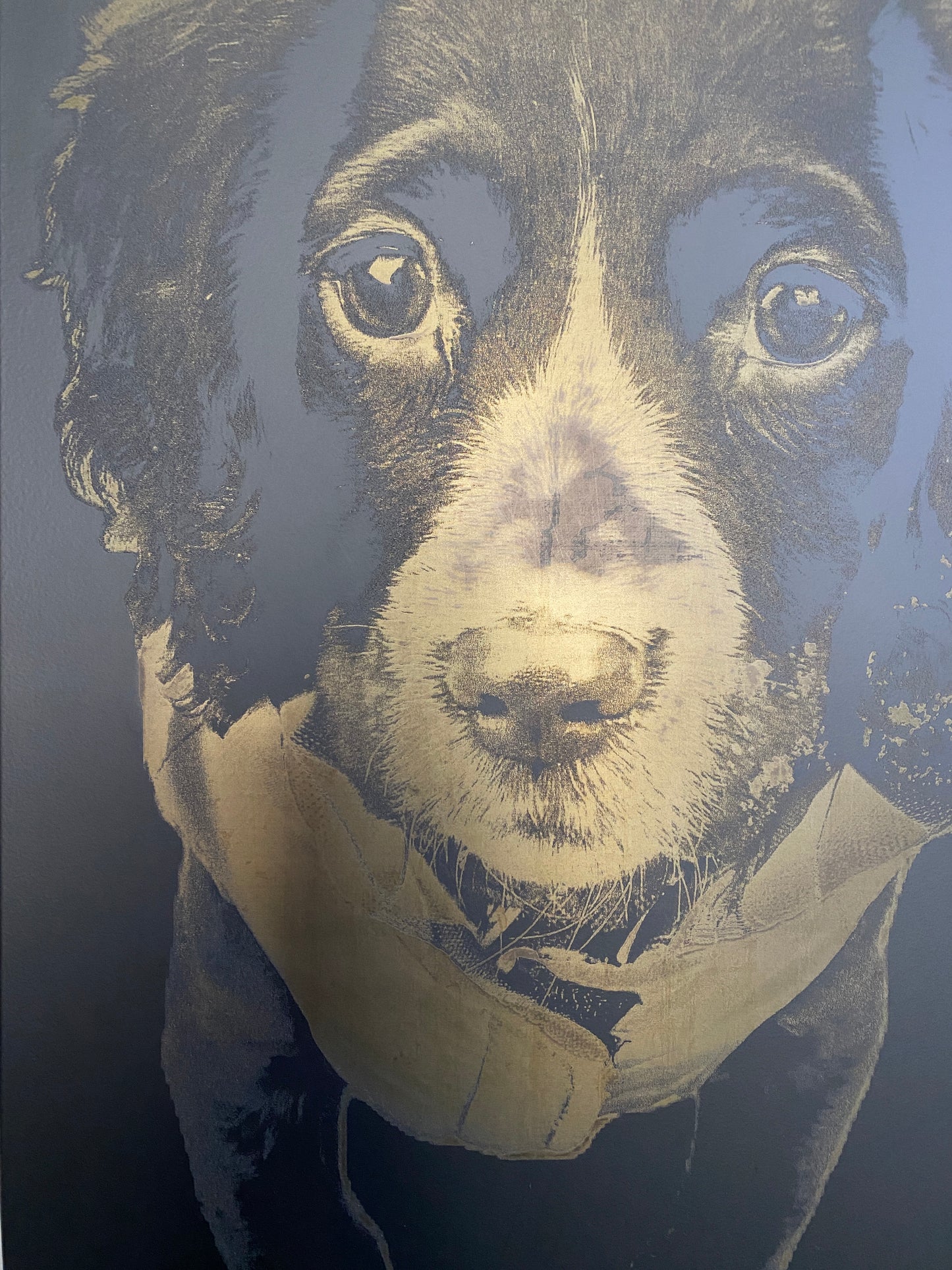 Large Engraved Metal Wall Art