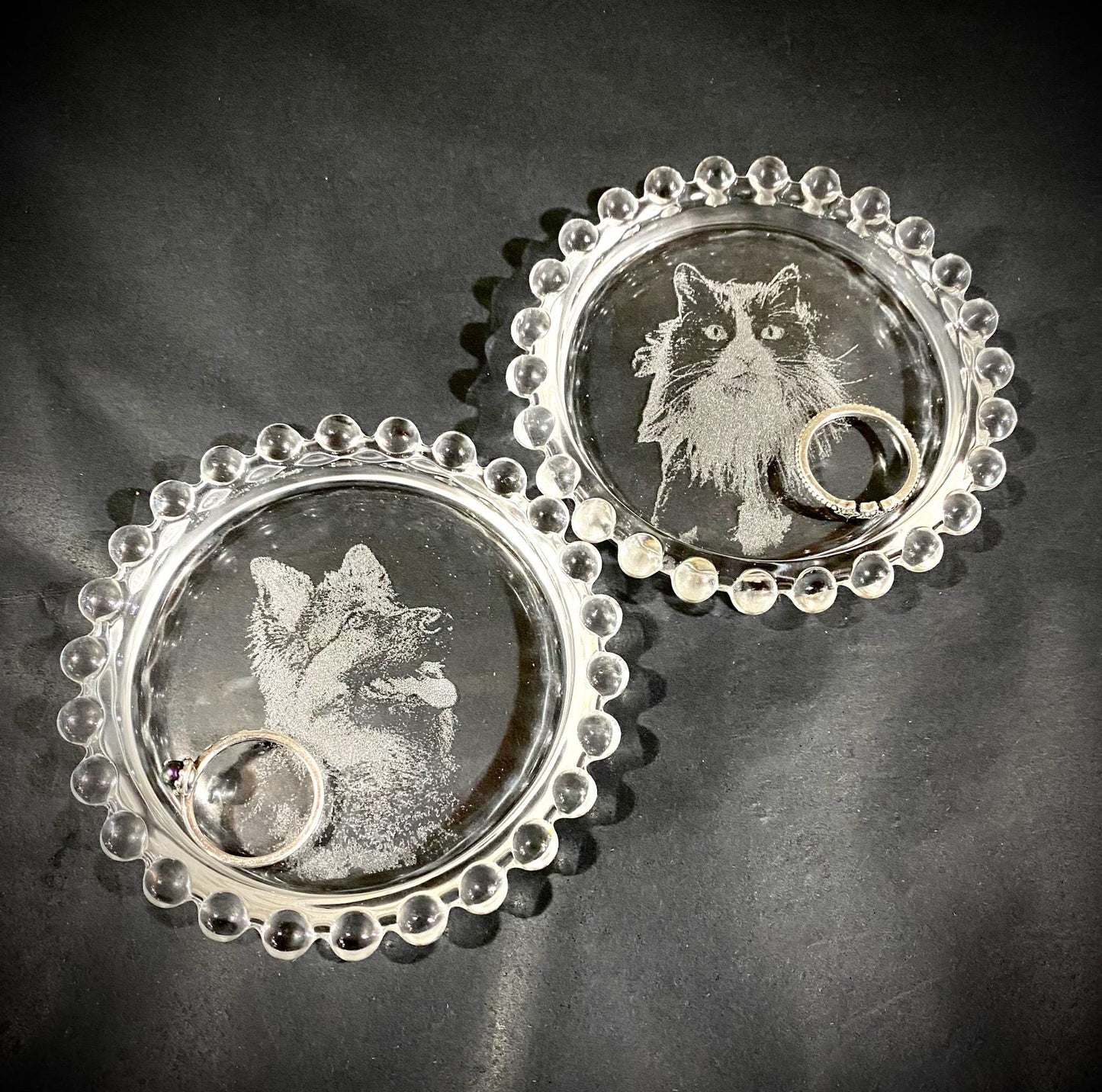 Photo Engraved Ring Dish