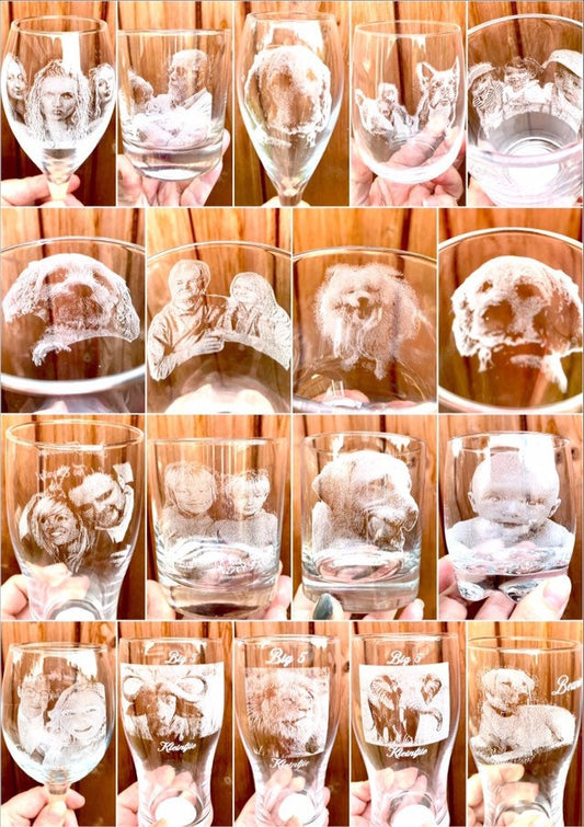 Photo Engraved Glassware