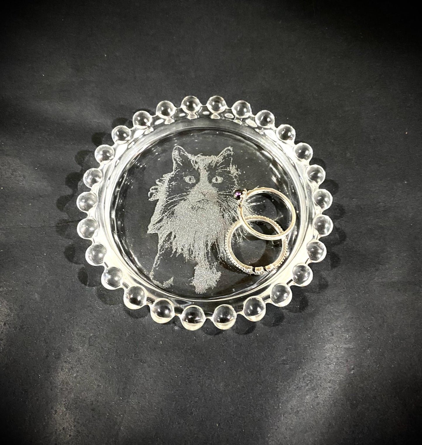 Photo Engraved Ring Dish