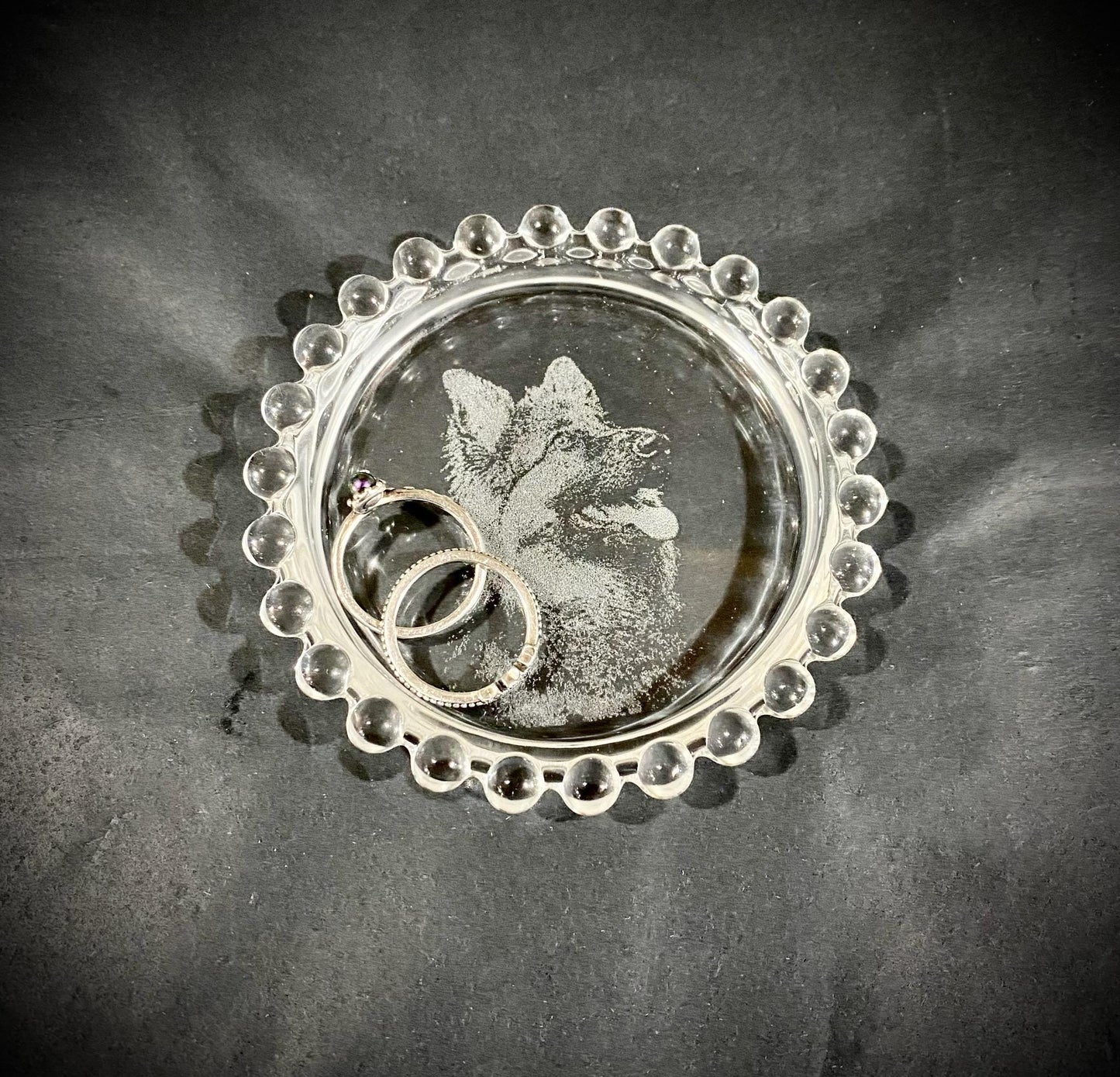 Photo Engraved Ring Dish