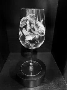 KOI ENGRAVED SHOT glass set