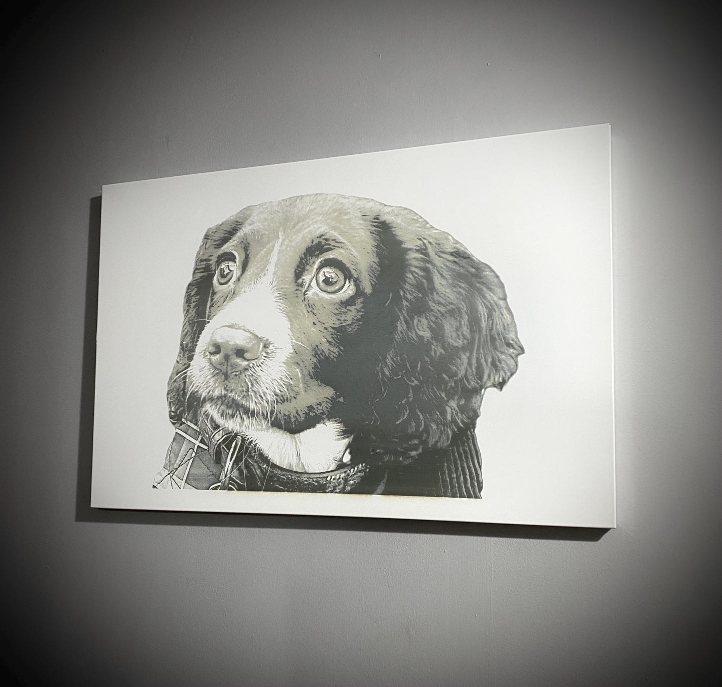 Large Engraved Metal Wall Art