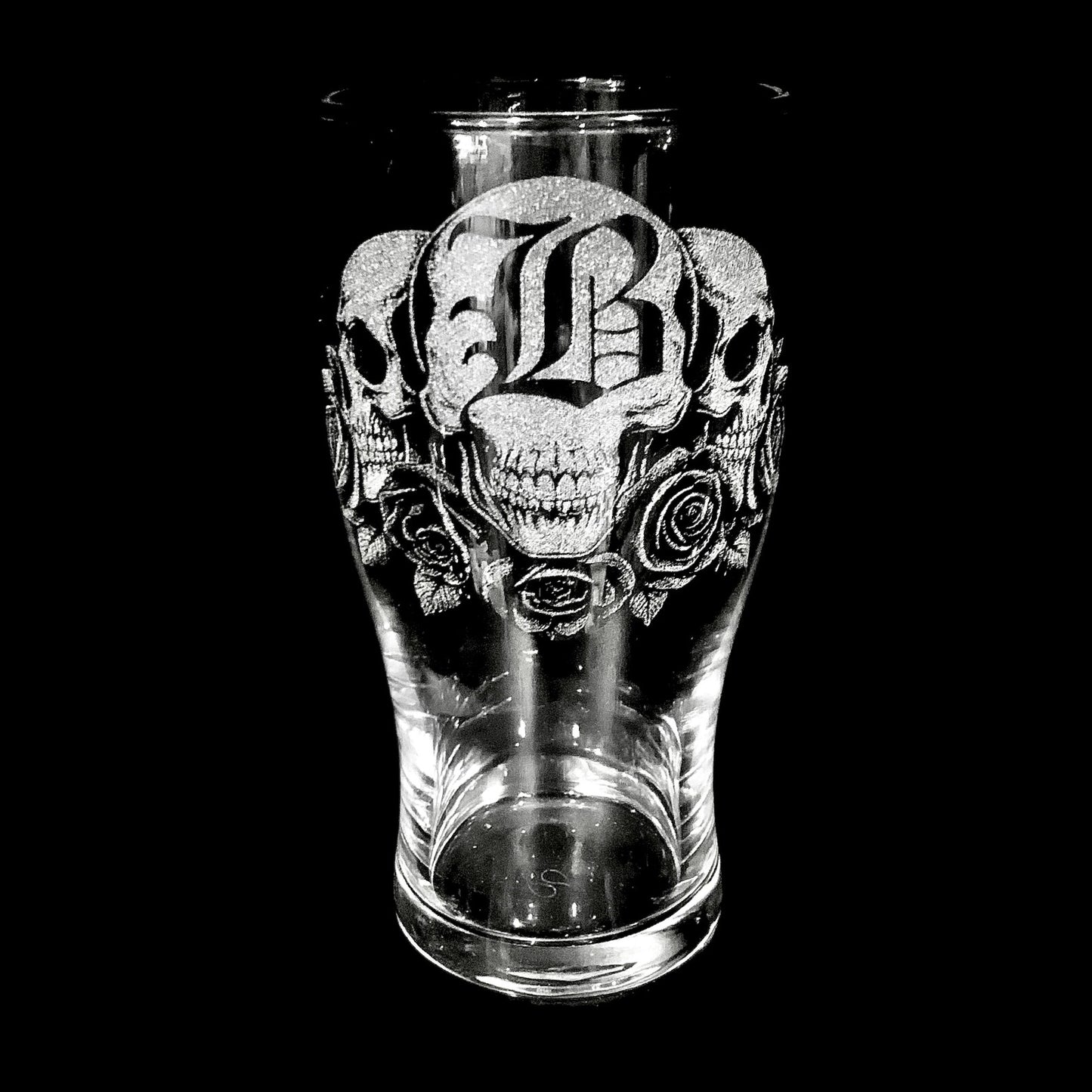 Skull & Rose Personalised Letter/ Initial