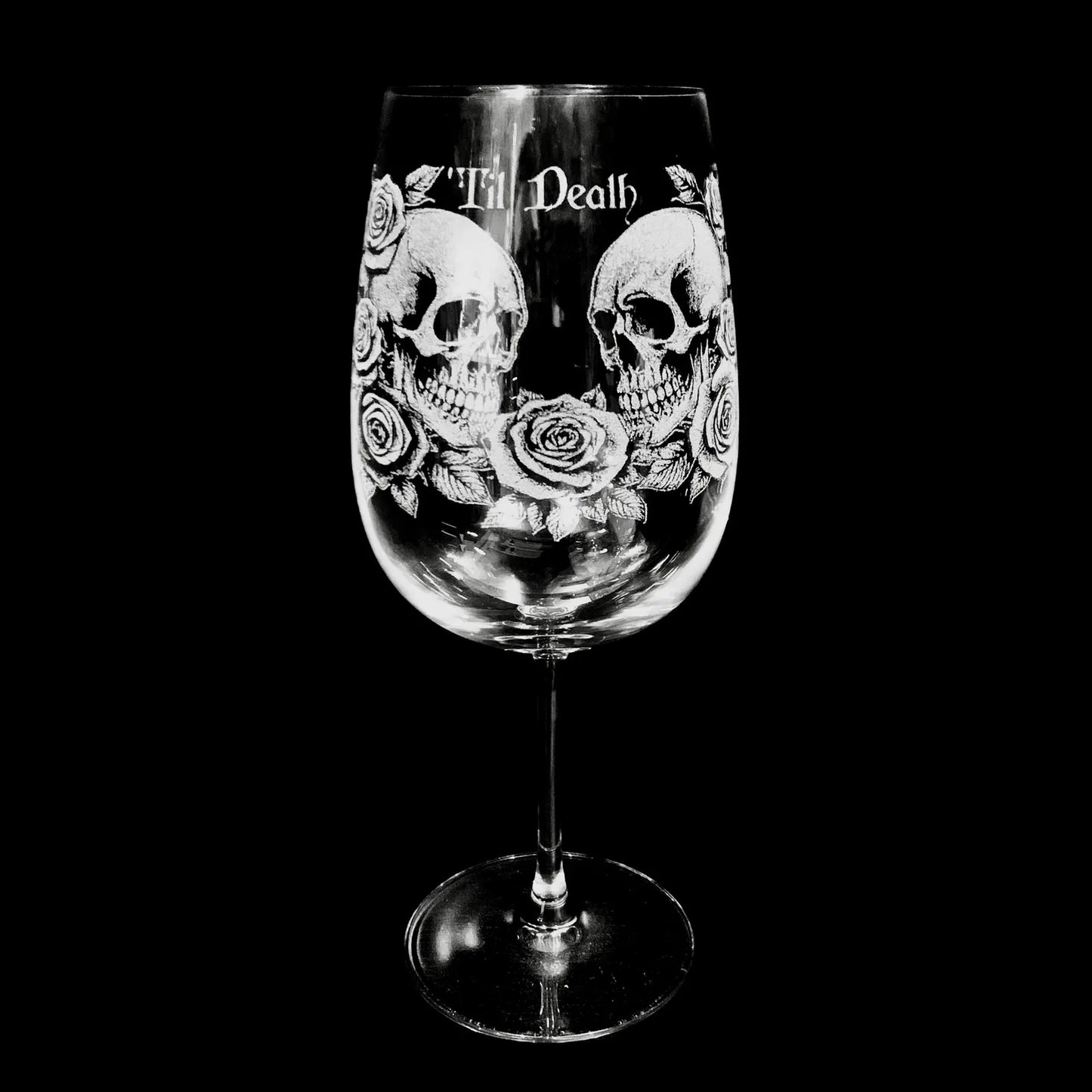 'Til Death Skull & Rose Wine