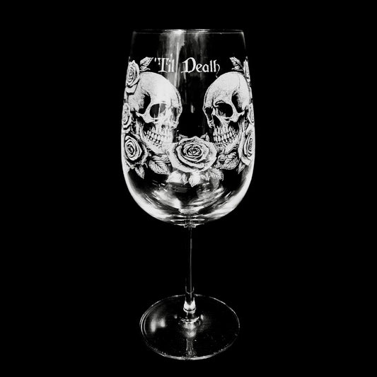 'Til Death Skull & Rose Wine